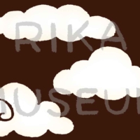 The background is transparent 可愛い雲のイラスト