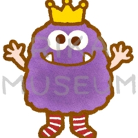 ハロウィンのおばけの仮装のイラスト