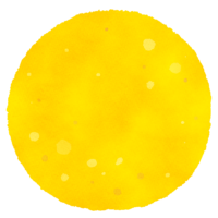 可愛い満月のイラスト