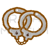 手錠のイラスト