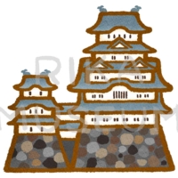 姫路城のイラスト