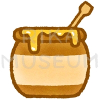 美味しそうな蜂蜜のイラスト