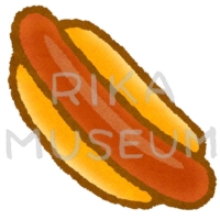 Hotdog ドイツの美味しそうなホットドッグのイラスト