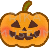 ハロウィンの可愛いおばけかぼちゃのイラスト