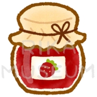 Strawberry 苺ジャムのイラスト