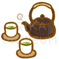 日本茶のイラスト