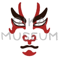 歌舞伎の隈取りのイラスト