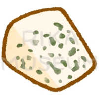 Blue cheese 美味しそうなブルーチーズのイラスト