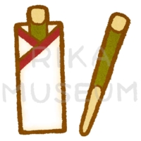 Pickers for Japanese sweets 和菓子の楊枝のイラスト