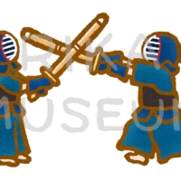Japanese swordsmanship 剣道のイラスト