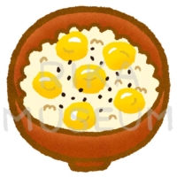 Rice cooked with chestnut 栗ごはんのイラスト