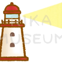 シンプルな灯台のイラスト