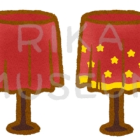 マジック用のテーブルのイラスト