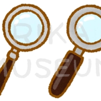 虫眼鏡のイラスト
