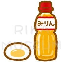 Sweet sake for cooking みりんのイラスト