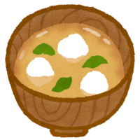 美味しそうなお味噌汁のイラスト