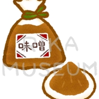 Fermented soybean paste お味噌のイラスト