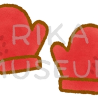 小さくて可愛い手袋のイラスト