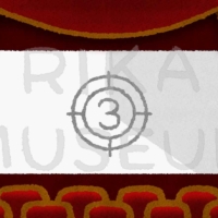 映画館のスクリーンのイラスト