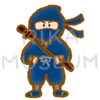 A cool ninja 忍者のイラスト