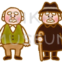 可愛いおじいさんのイラスト