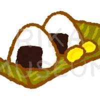 Rice balls おにぎりのイラスト