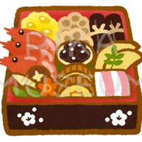 おせち料理のイラスト