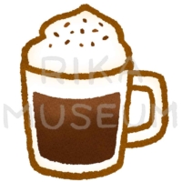 ドイツのラム酒入りコーヒーのファリゼーアのイラスト