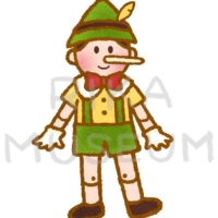 ピノキオのイラスト