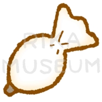 ホイップクリームの絞り袋のイラスト