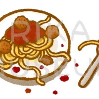 スパゲティのイラスト