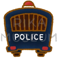 警察車両のイラスト