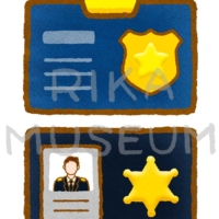 警察手帳のイラスト