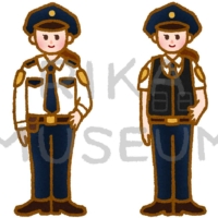 婦人警官のイラスト