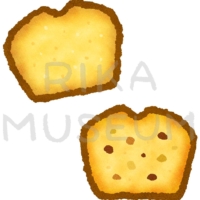 美味しそうなパウンドケーキのイラスト