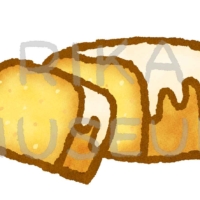 美味しそうなパウンドケーキのイラスト