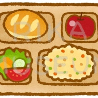 刑務所の食事のイラスト