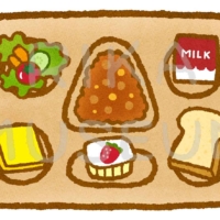 刑務所の食事のイラスト