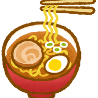 美味しそうなラーメンのイラスト