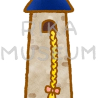 グリム童話のラプンツェルのイラスト
