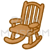 ロッキングチェアのイラスト