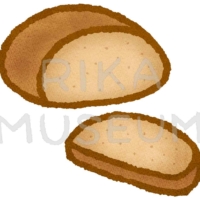 Rye bread ドイツの美味しそうなライ麦パンのイラスト
