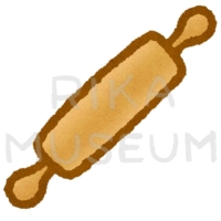 お菓子作りに使うめん棒のイラスト