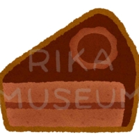 美味しそうなザッハトルテのイラスト