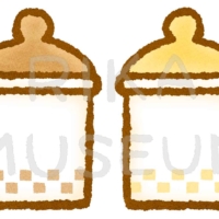 塩や砂糖などの調味料の容器のイラスト