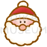 可愛いサンタクロースのイラスト