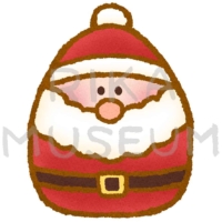 可愛いサンタクロースのイラスト