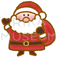 可愛いサンタクロースのイラスト