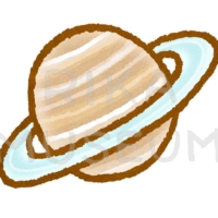 土星のイラスト