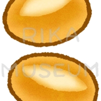 Bread roll ドイツパンのシュリッペンのイラスト